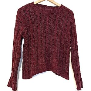 American Eagle Plush Cable Knit Sweater size XS
